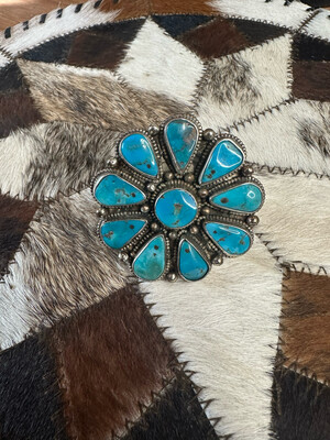 Sleeping Beauty Turquoise Ring (adjustable)