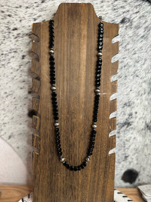 Black Onyx &amp; Navajo Pearls
