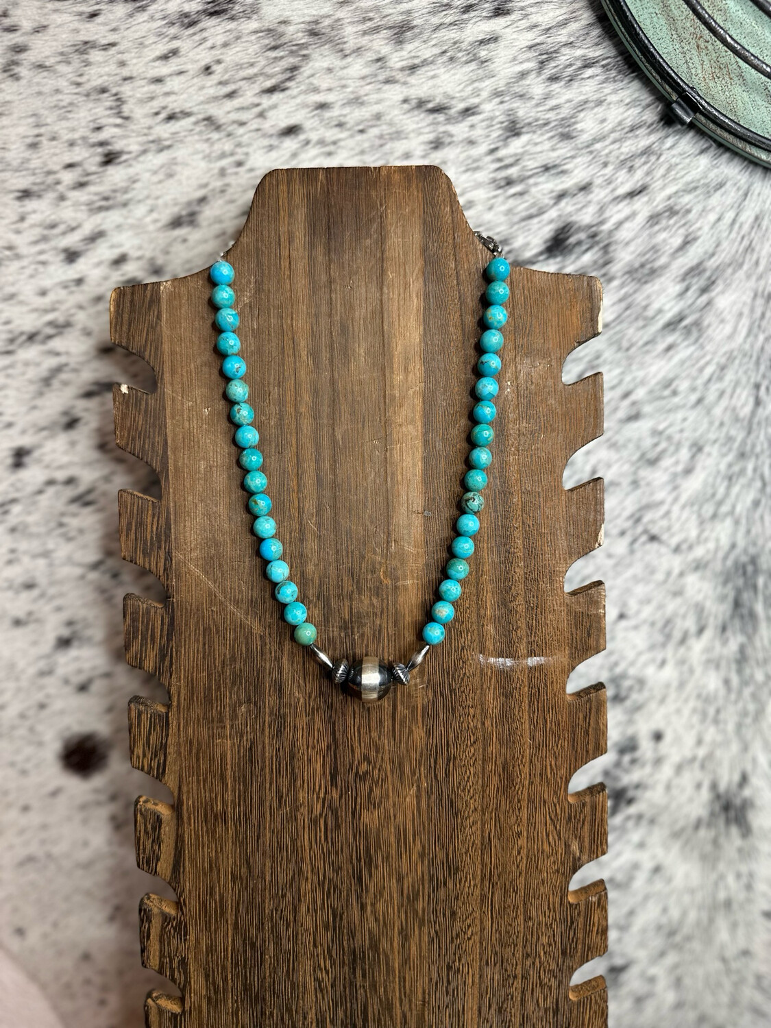 Royston Turquoise &amp; Navajo Pearls