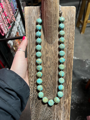 Kingman Turquoise & Navajo Pearls