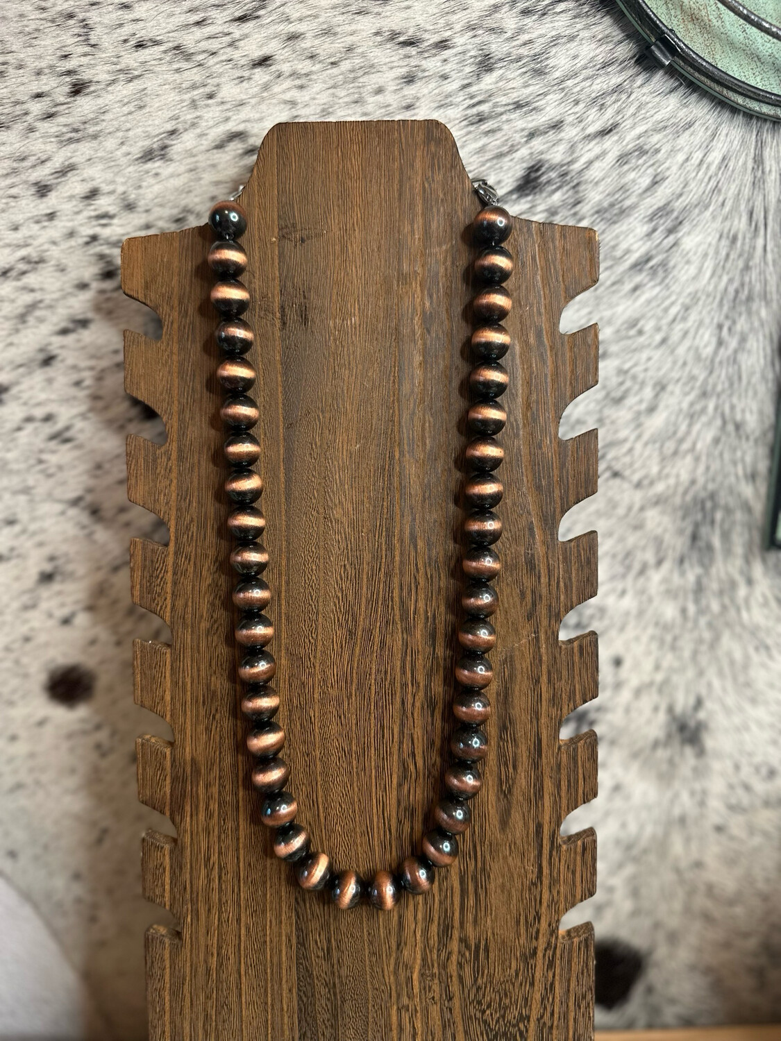 Faux Copper Navajo Pearls