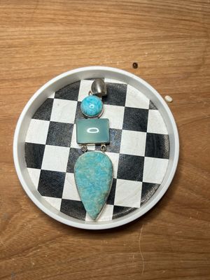 Blue Agate Pendant