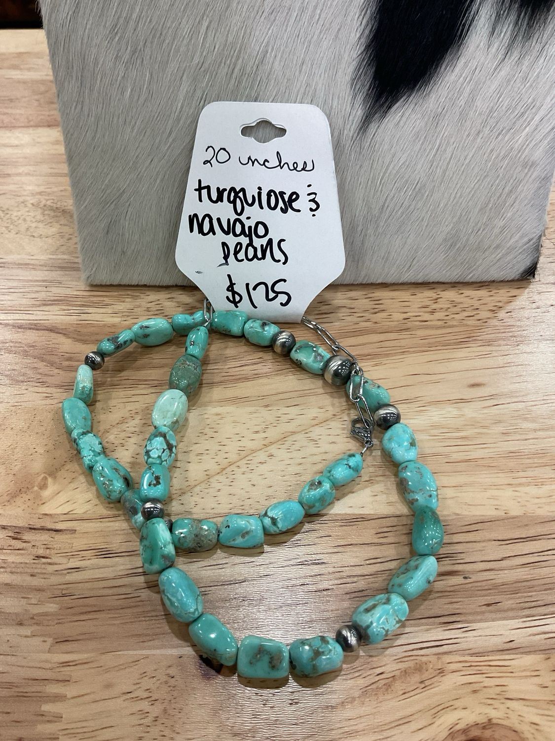 Turquoise &amp; Navajo Pearls