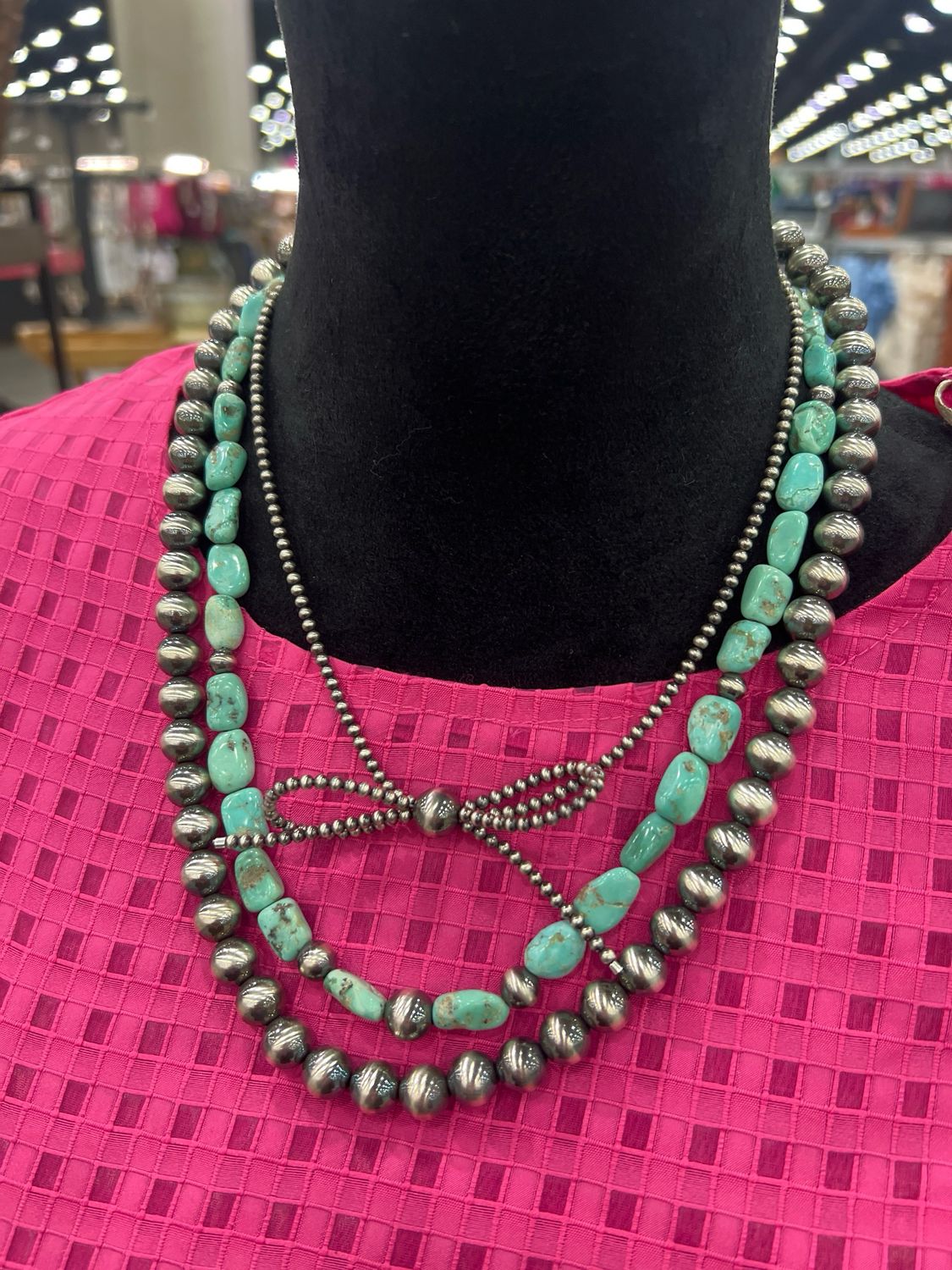 Turquoise &amp; Navajo Pearls