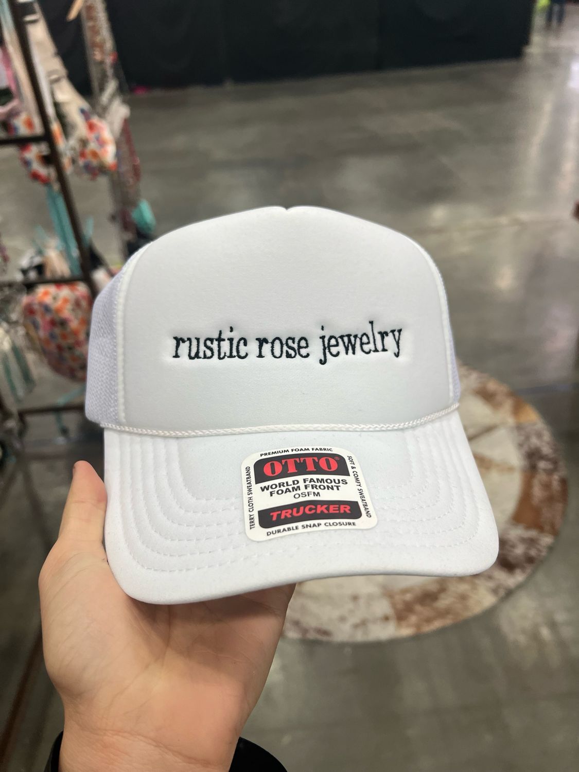 White Trucker Hat