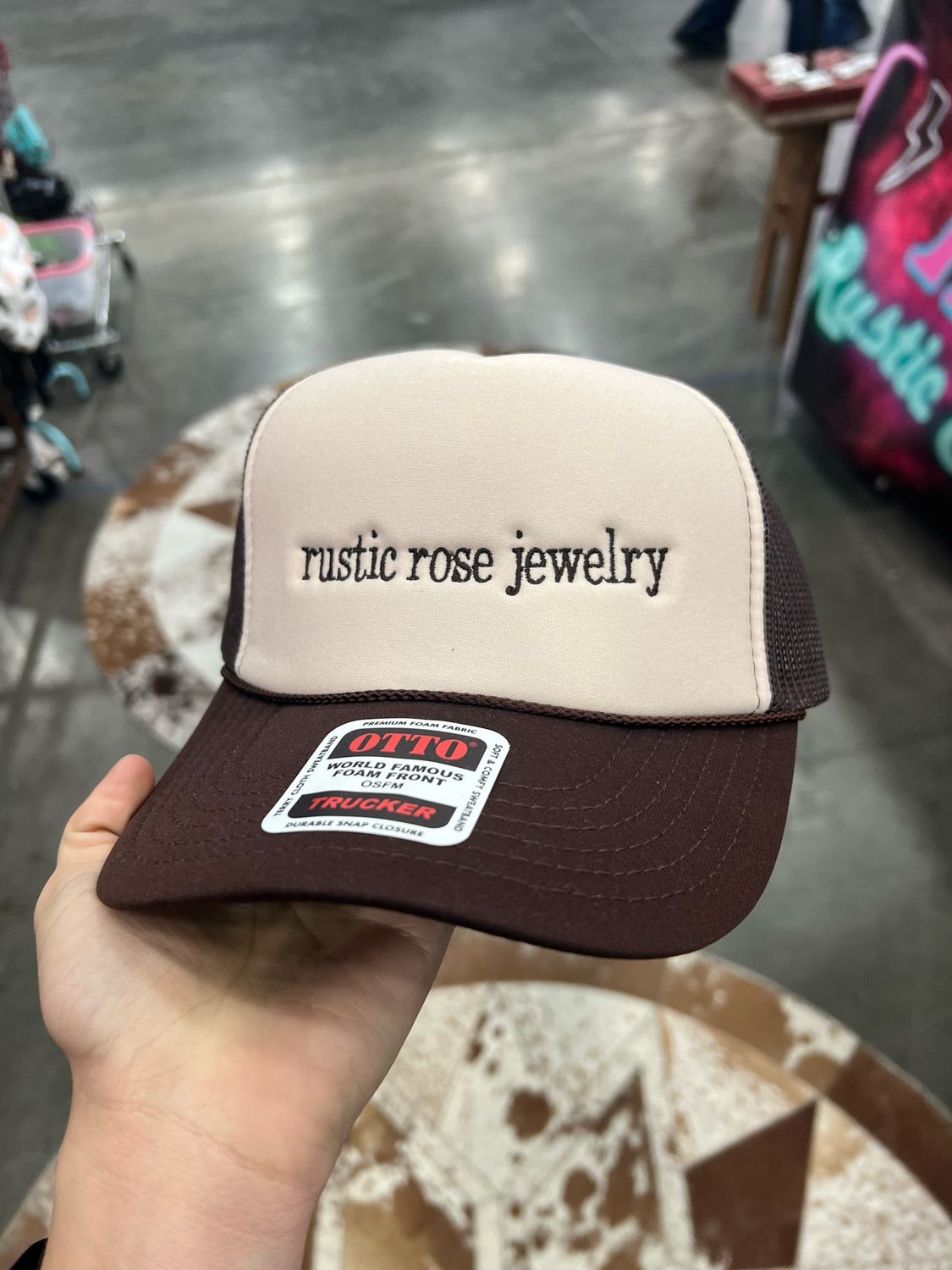Brown &amp; Tan Trucker Hat
