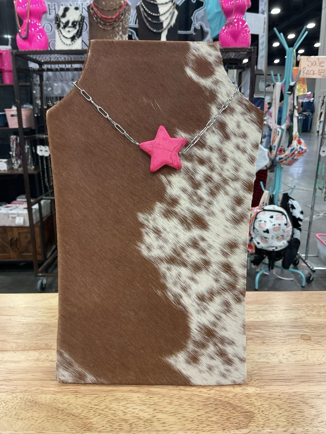 Hot Pink Star Stacker