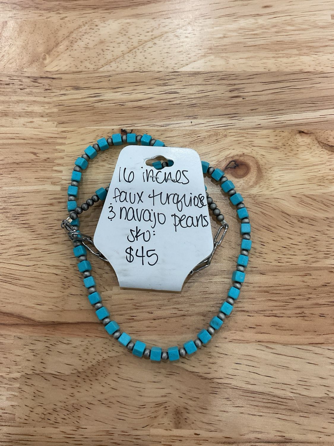 Faux Turquoise &amp; Navajo Pearl