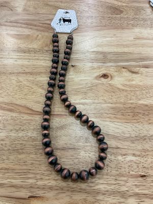 Mixed Sizes Faux Navajo Pearls