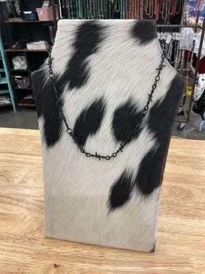 Black Barbed Wire Chain