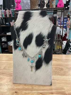 Longhorn Charm Necklace