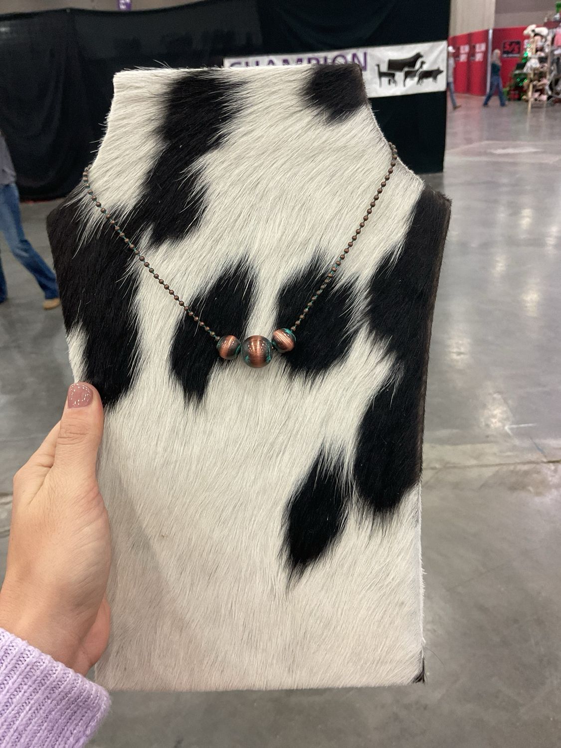 Faux Copper Navajo Pearls