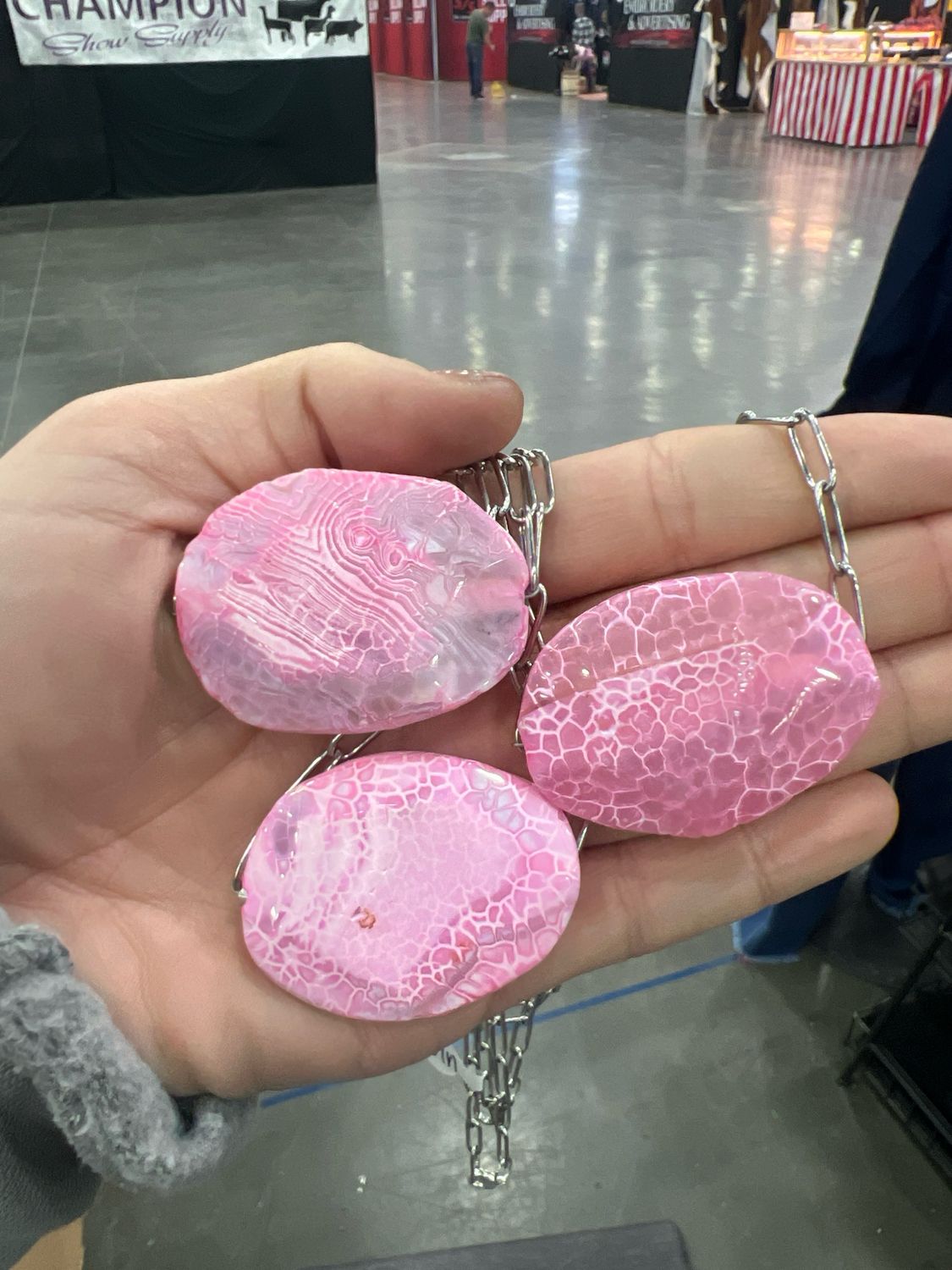 Pink Petoskey Stone Stacker