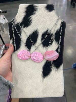 Pink Petoskey Stone Stacker