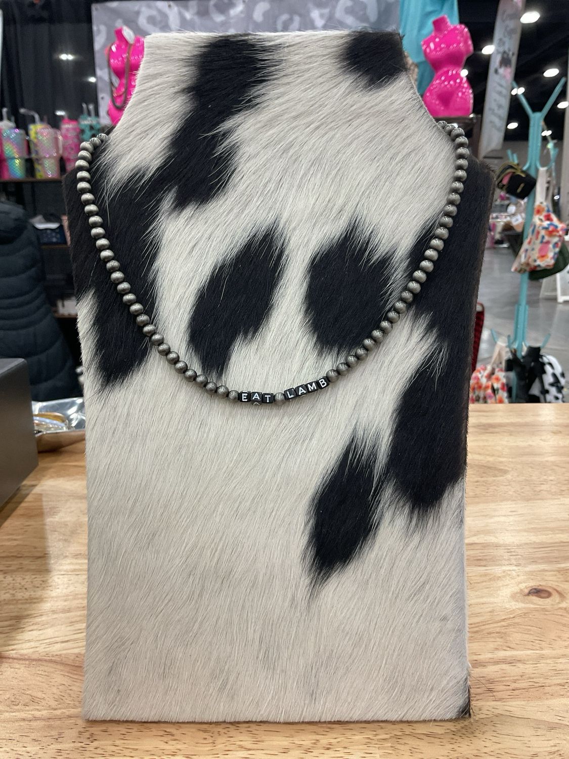 Faux Navajo Pearl &quot;Eat Lamb”