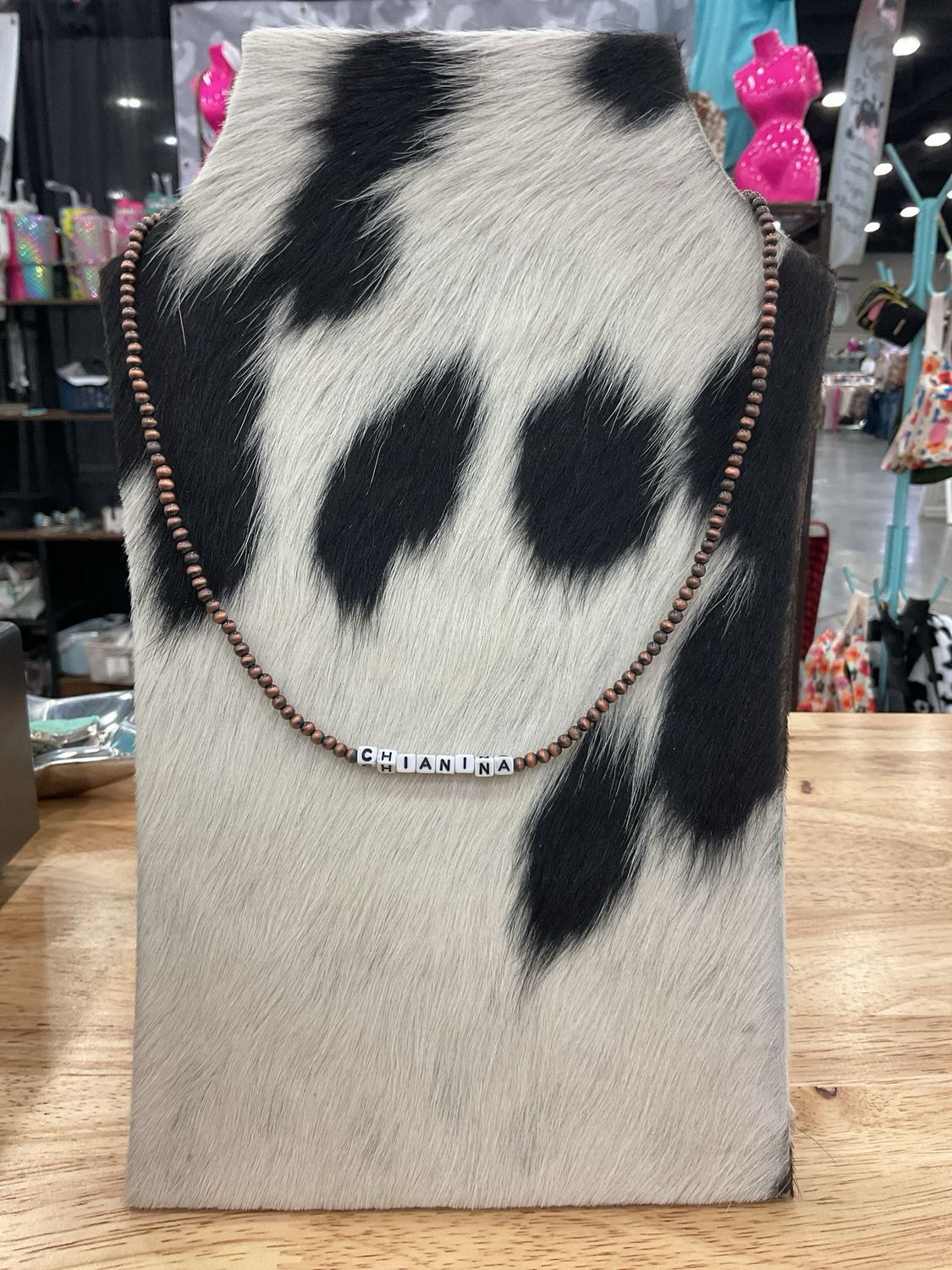 Faux Copper Navajo Pearls “Chianina”