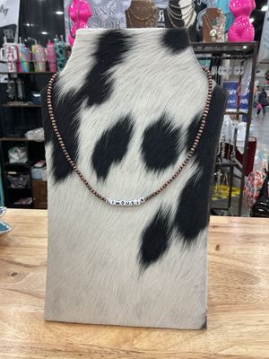 Faux Copper Navajo Pearls