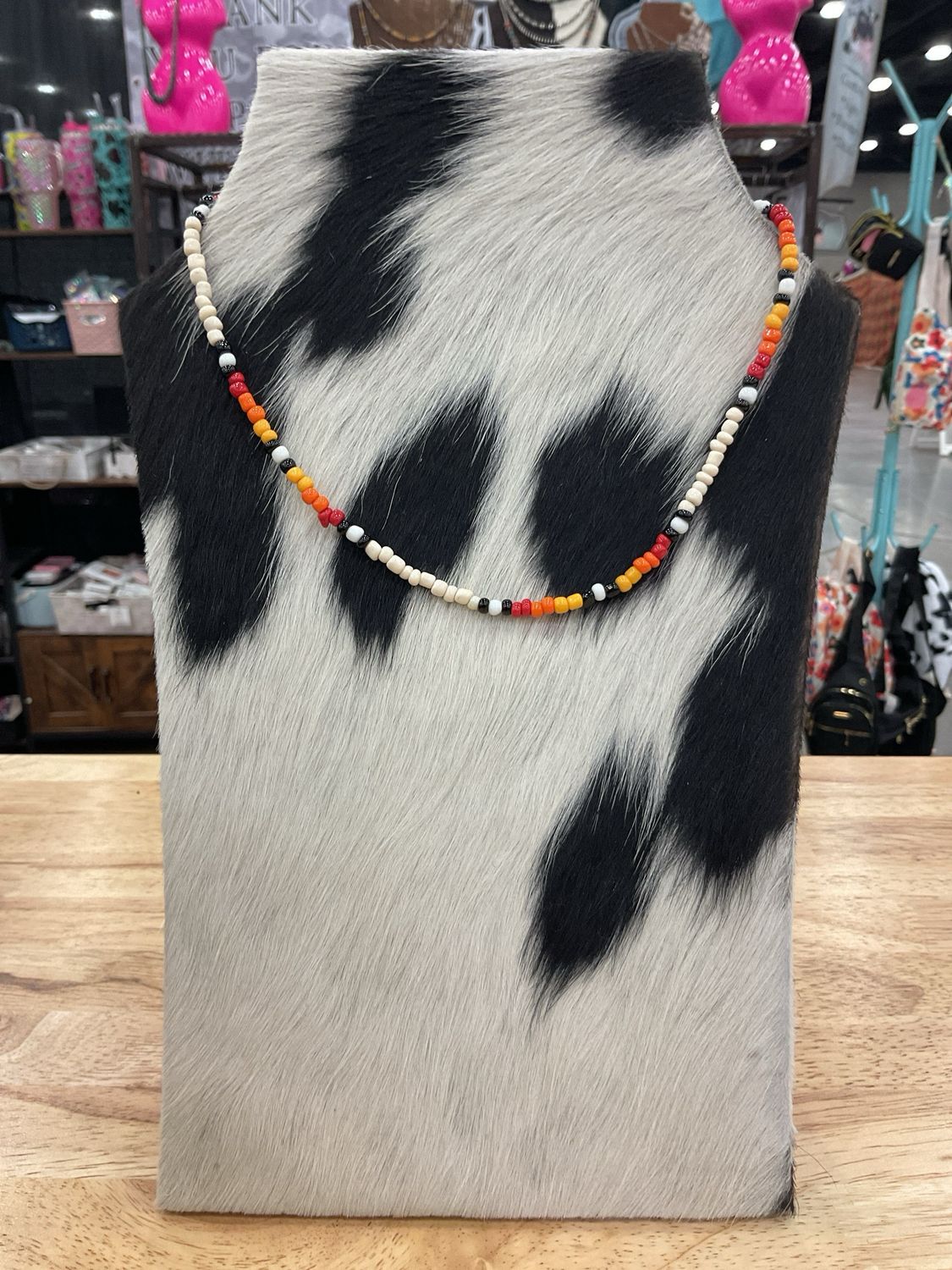Cream Serape Seed Bead