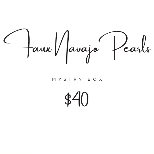 Faux Navajo Pearl Mystery Box