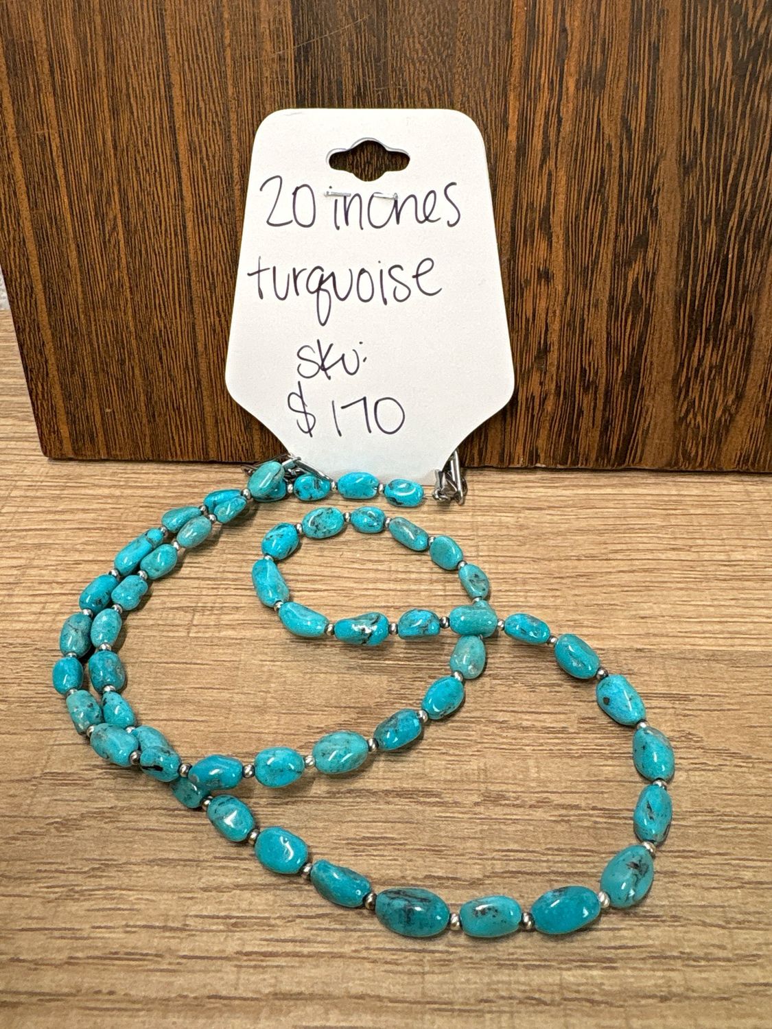 Turquoise &amp; 3 mm Navajo Pearls