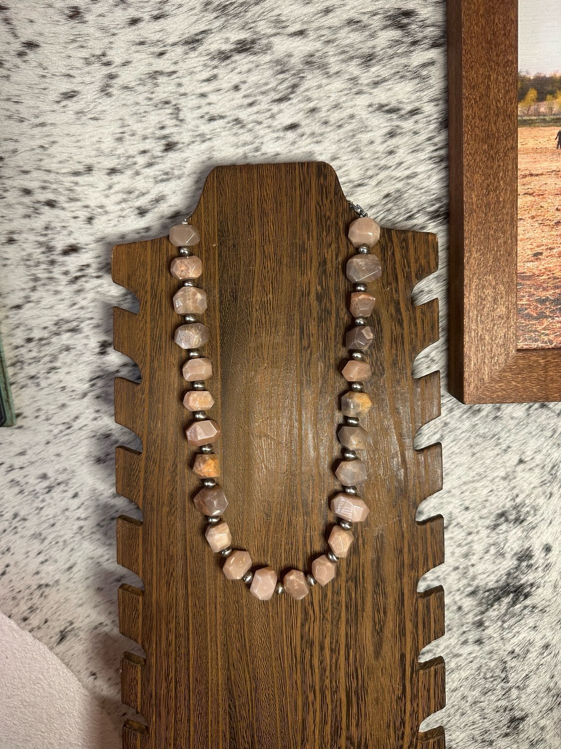 Moonstone &amp; Navajo Pearls