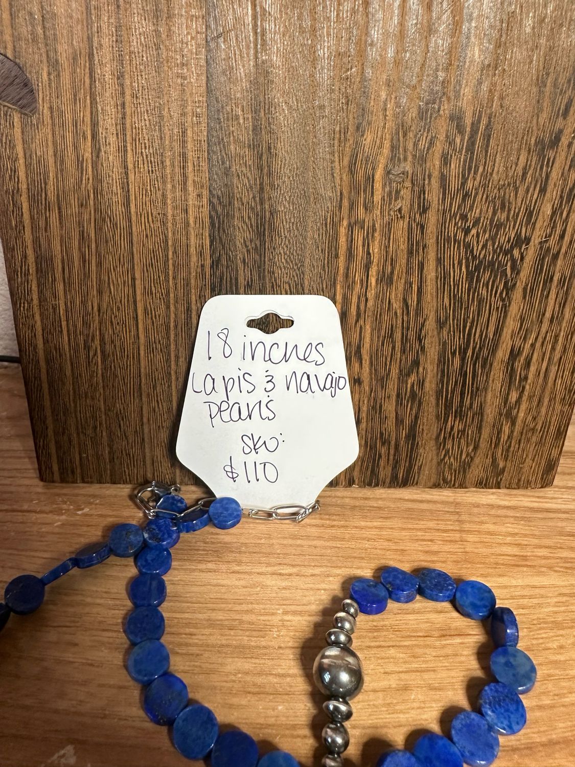 Lapis and Navajo Pearls