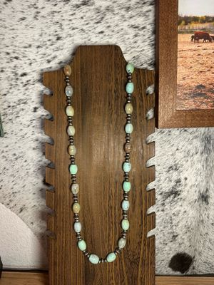 Chrysoprase &amp; Navajo Pearls
