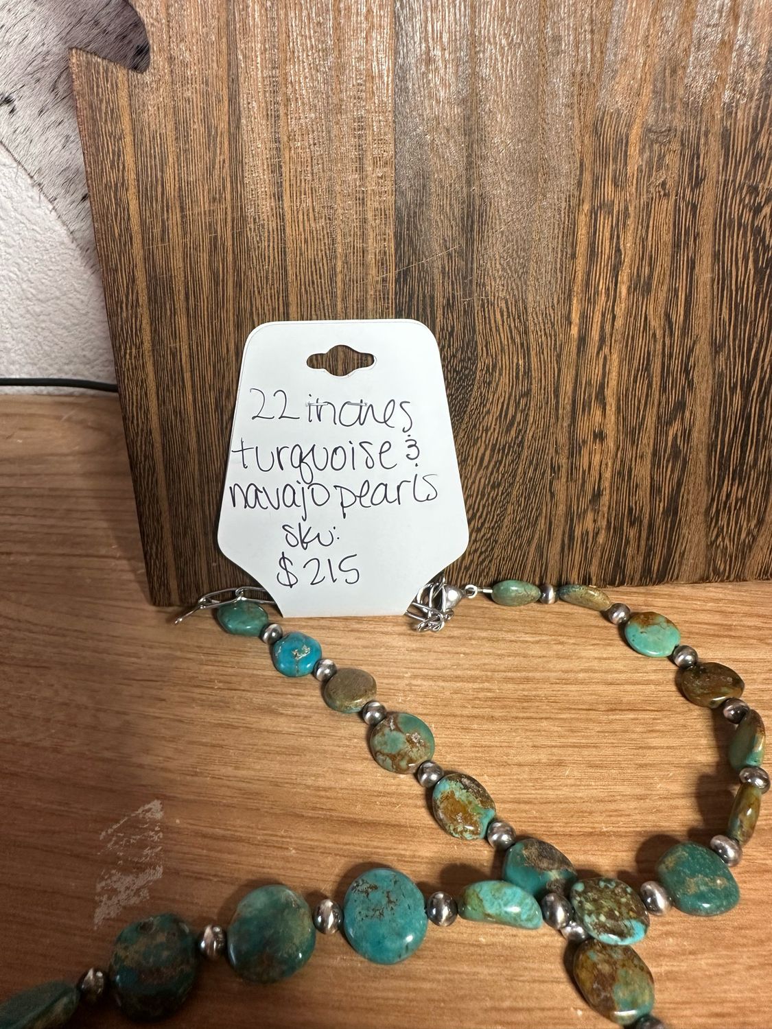 Turquoise and Navajo Pearls