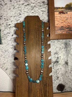 Turquoise and Navajo Pearls