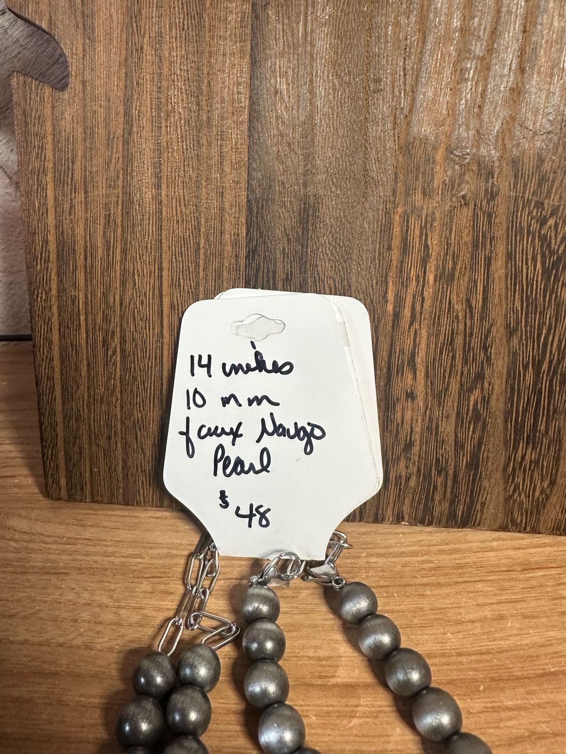10mm Faux Navajo Pearls