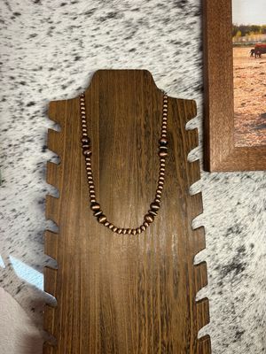 Faux Copper Navajo Pearls