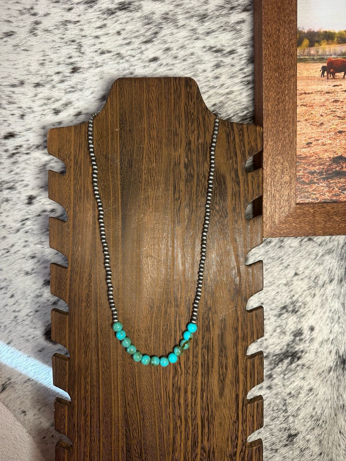 Faux Navajo Pearls and Turquoise