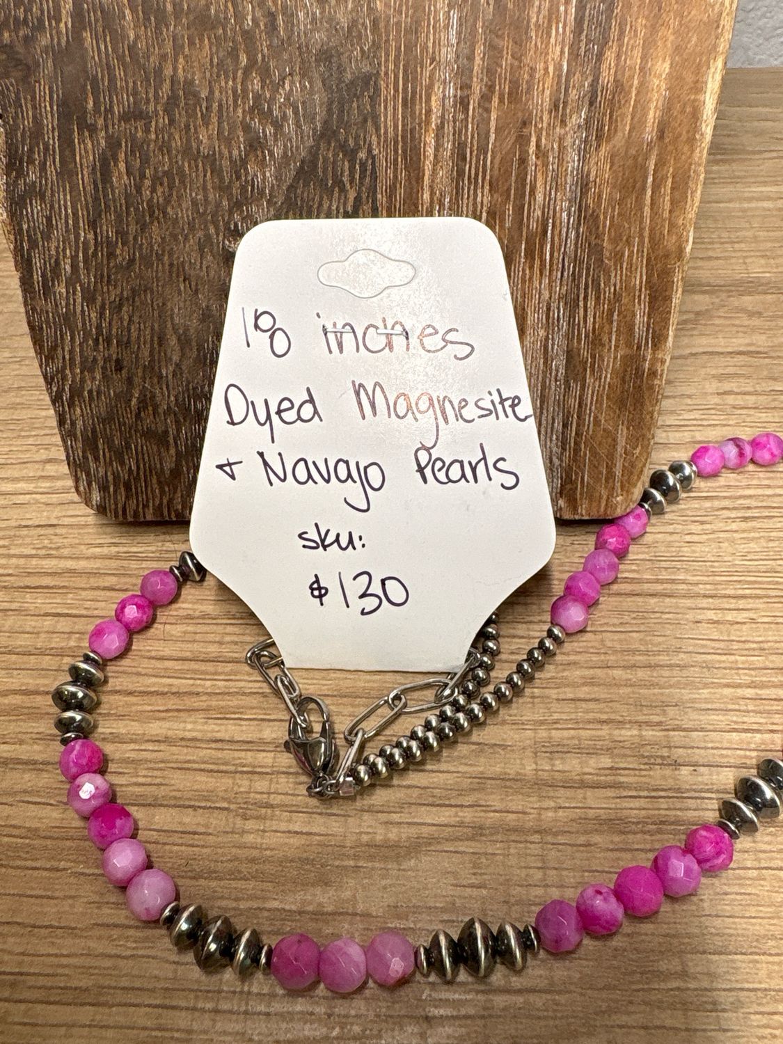 Dyed Magnesite &amp; Navajo Pearls