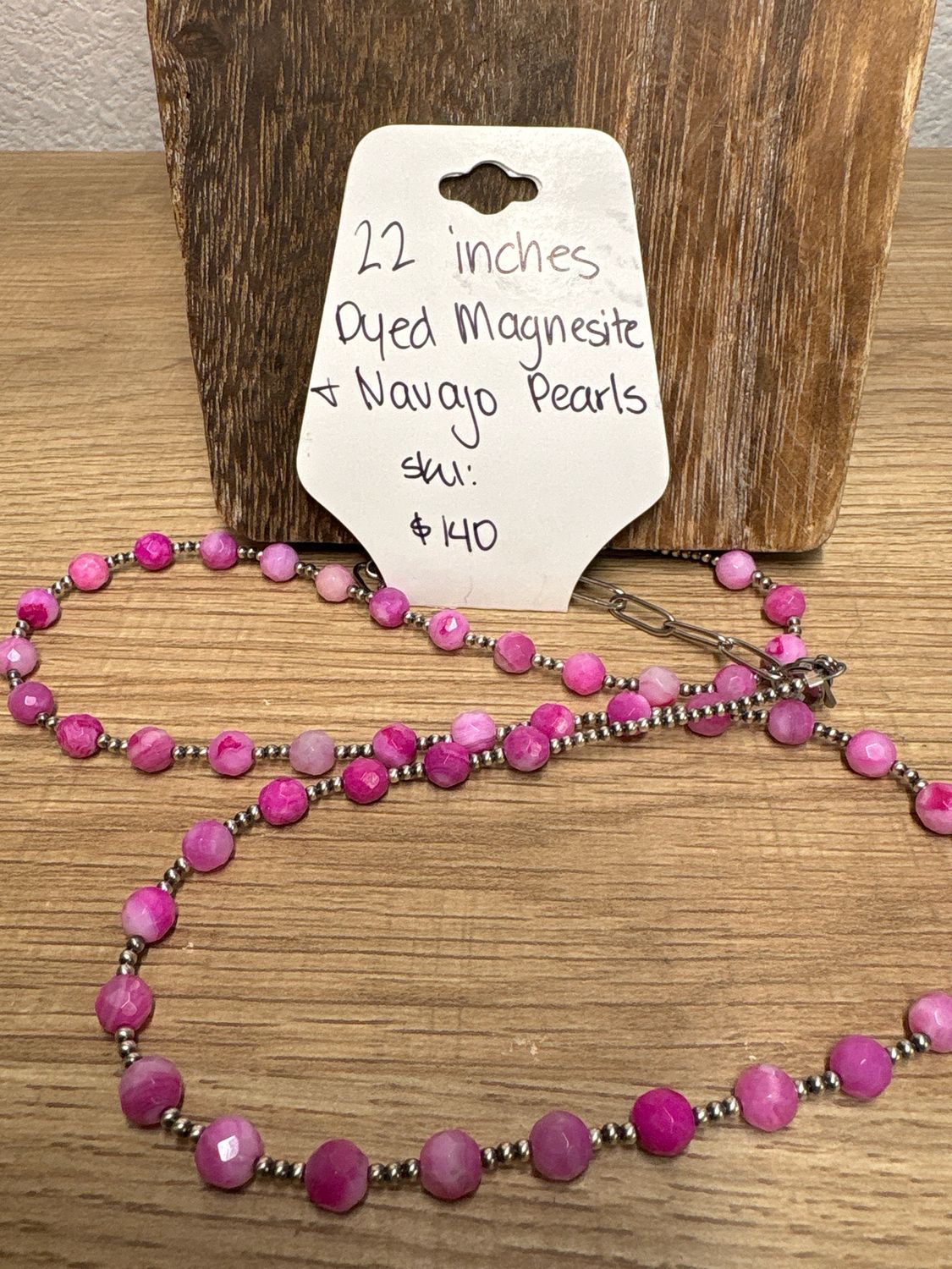 Dyed Magnesite &amp; Navajo Pearls
