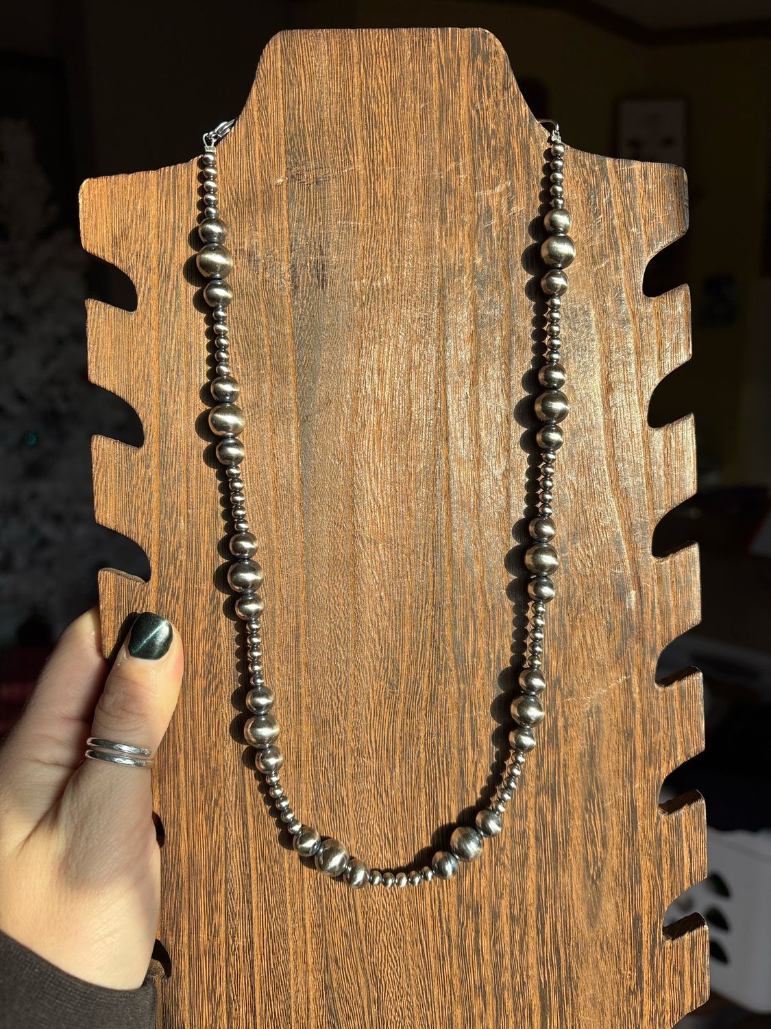 4, 8 &amp; 10 mm Navajo Pearls