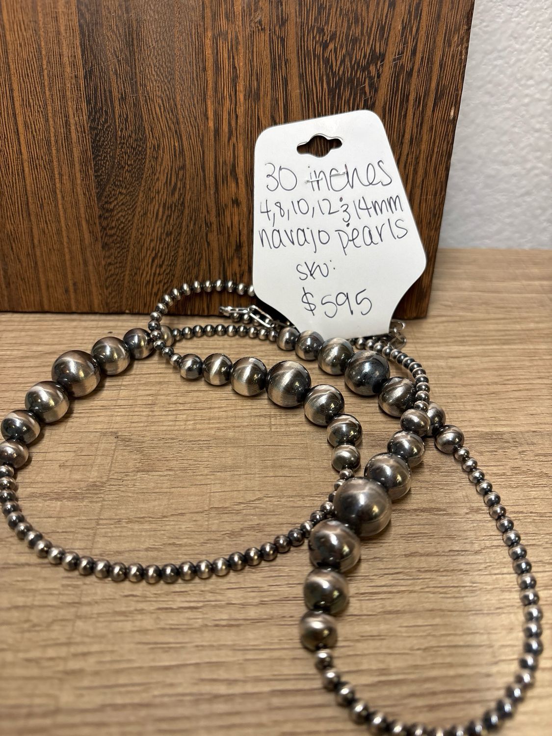 4, 8, 10, 12 &amp; 14 mm Navajo Pearls