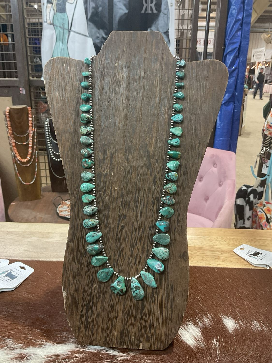 Turquoise Petals &amp; Navajo Pearls