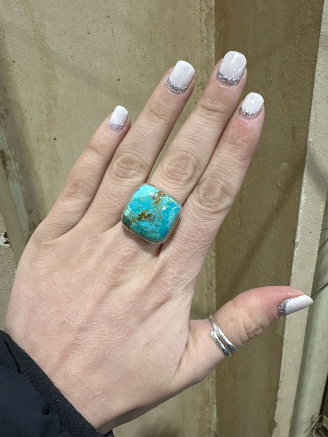 Square Turquoise Ring