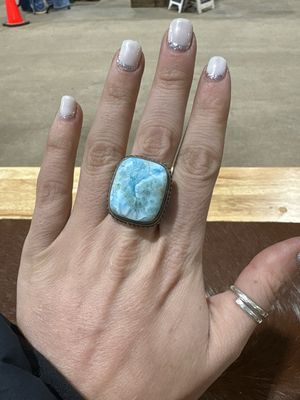 Larimar Ring