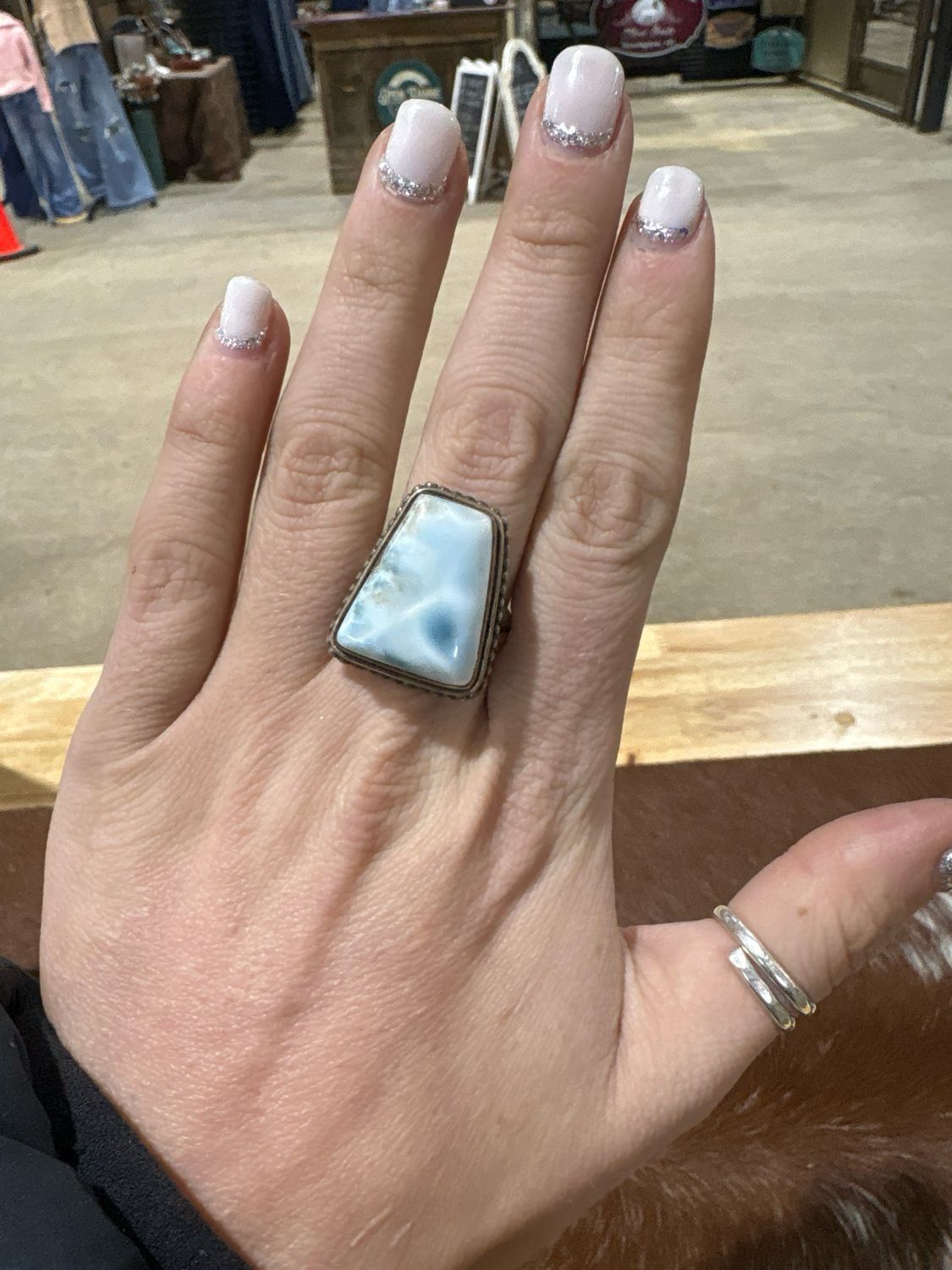 Larimar Ring