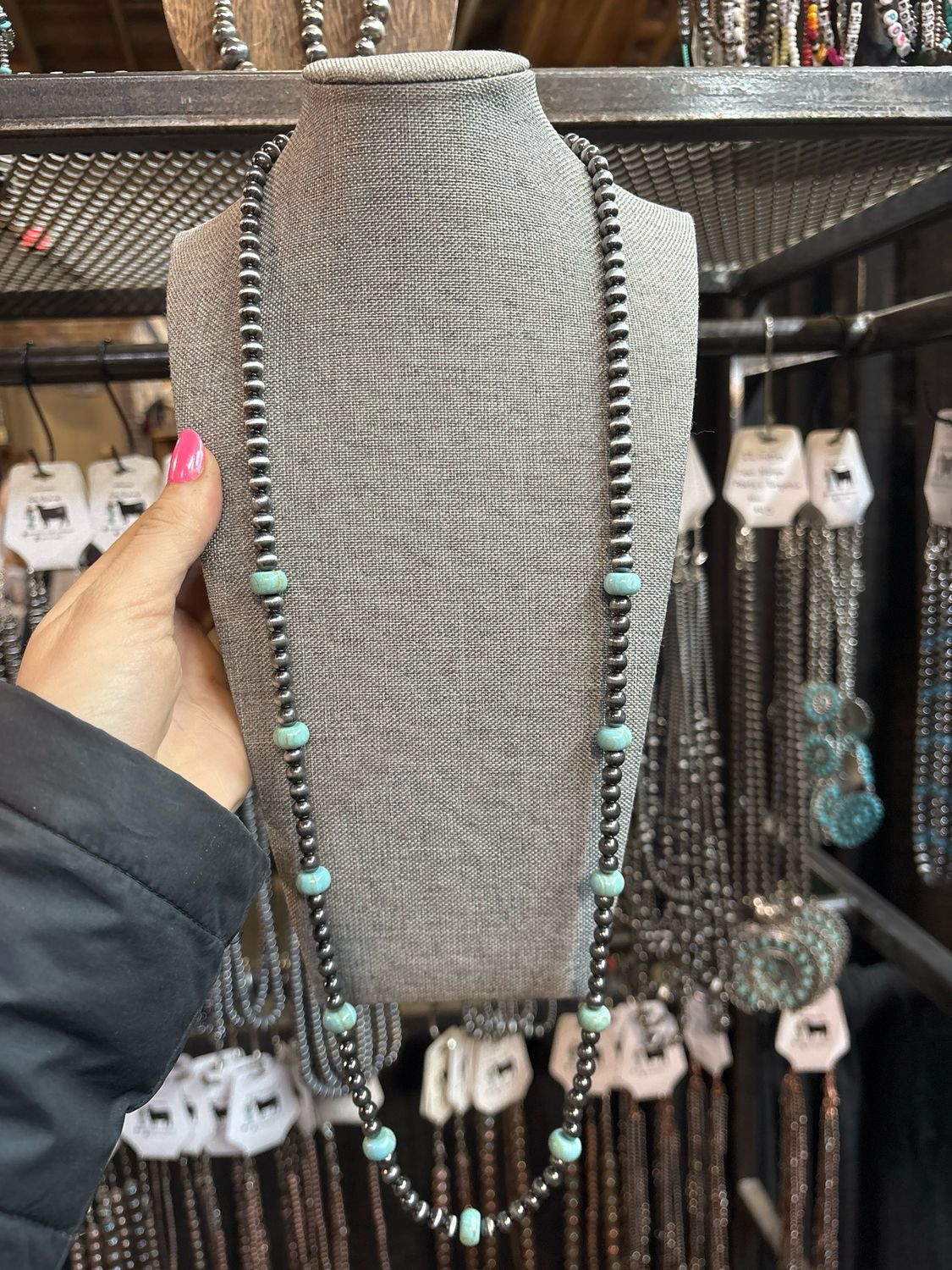 Faux Navajo Pearls &amp; Turquoise