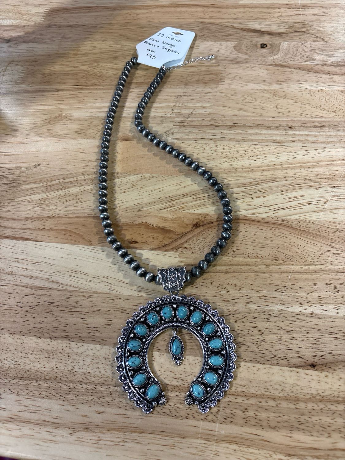 Faux Navajo Pearls &amp; Turquoise