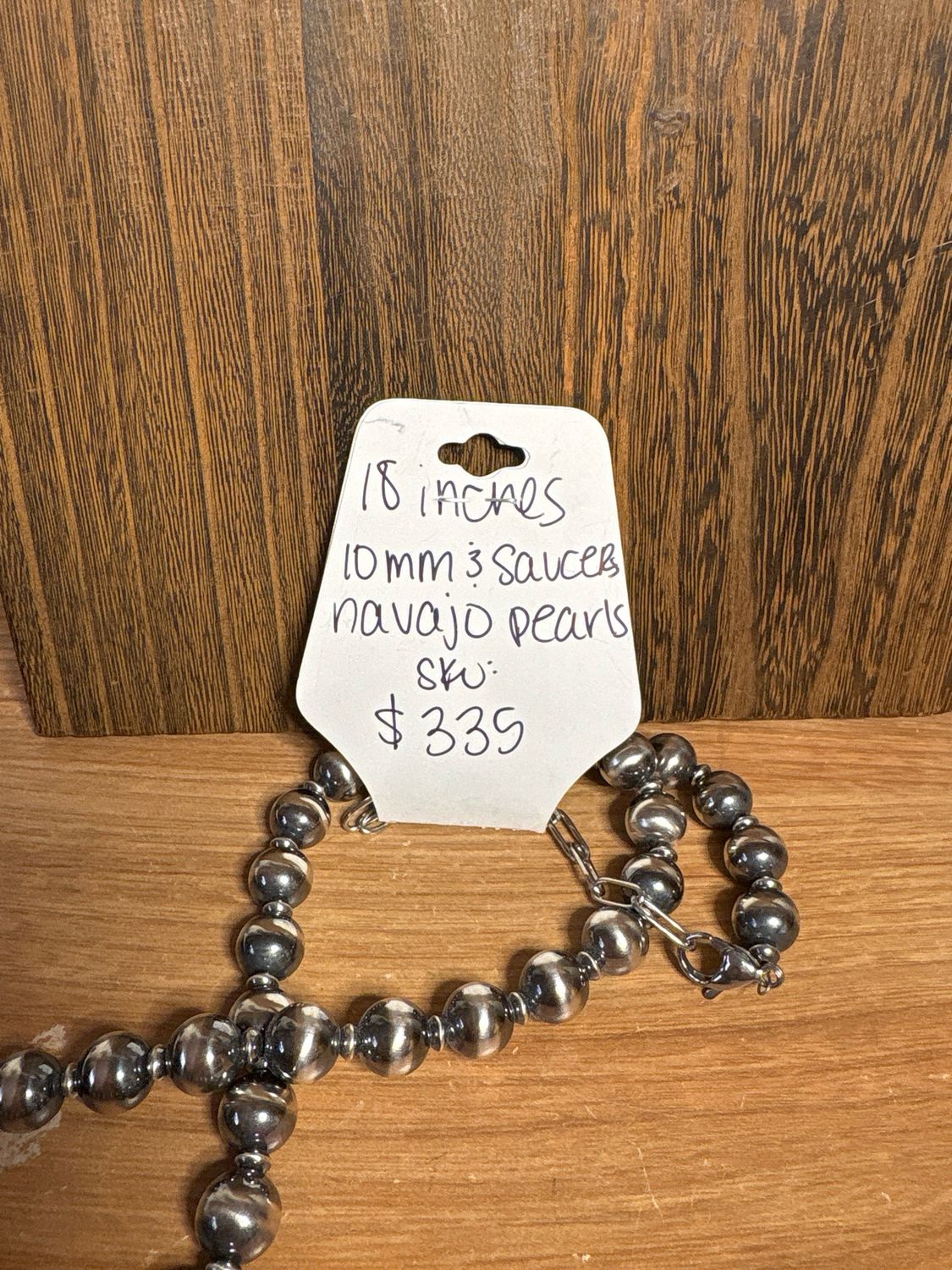 10mm and Saucer Navajo Pearls