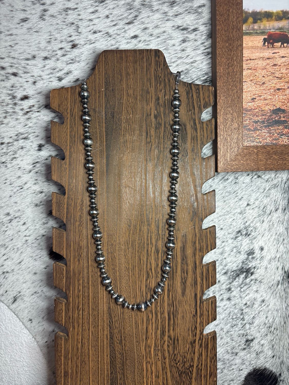 Saucers and 10mm Navajo Pearls