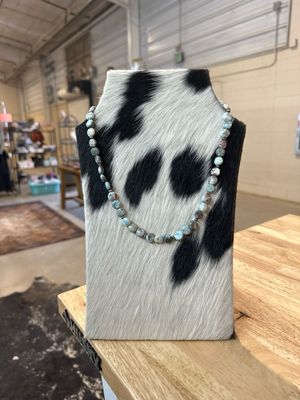 Larimar &amp; Navajo Pearls