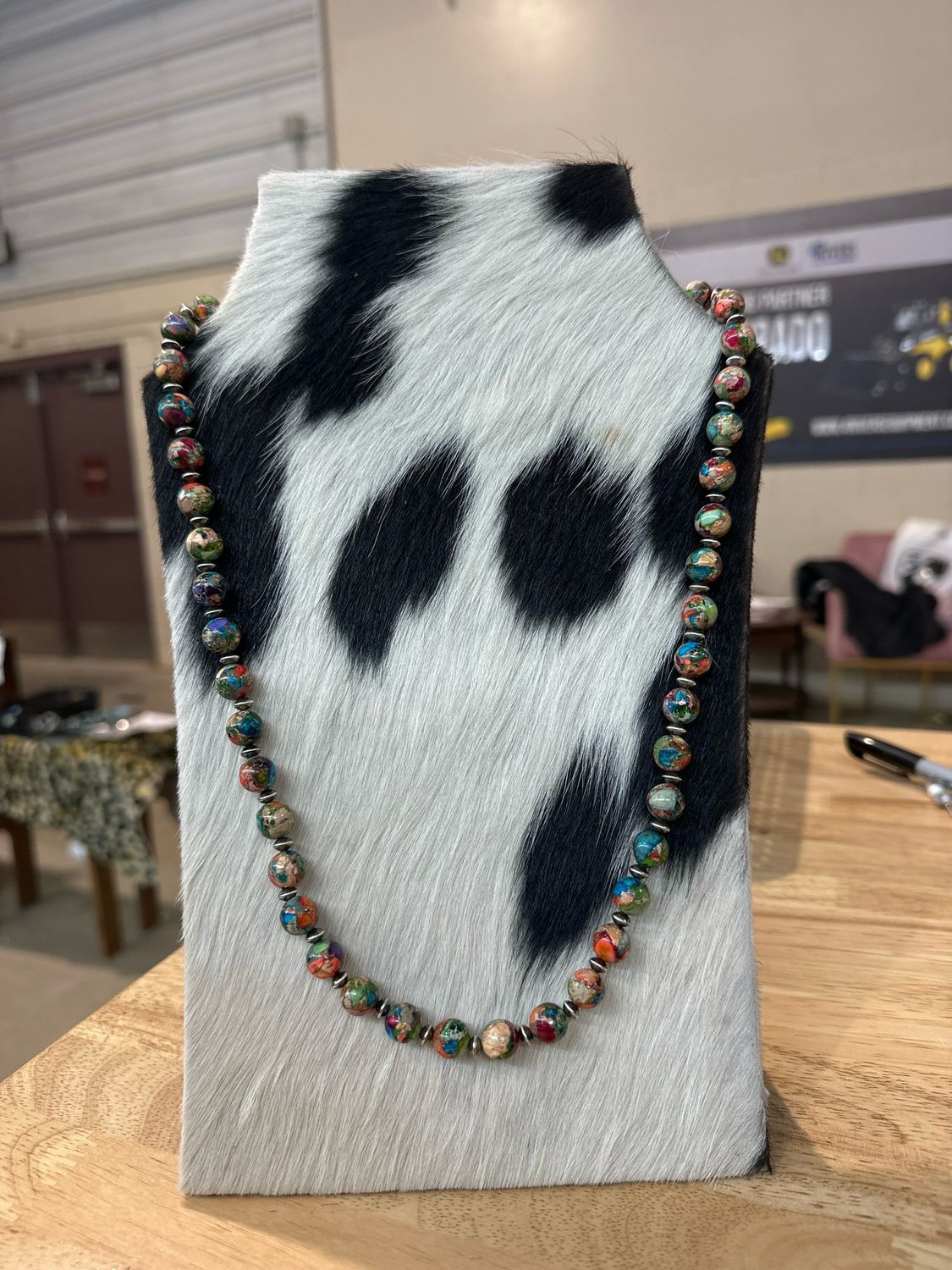 Galaxy Sea Jasper and Navajo Pearls