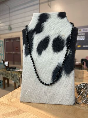 Black Onyx and Navajo Pearls