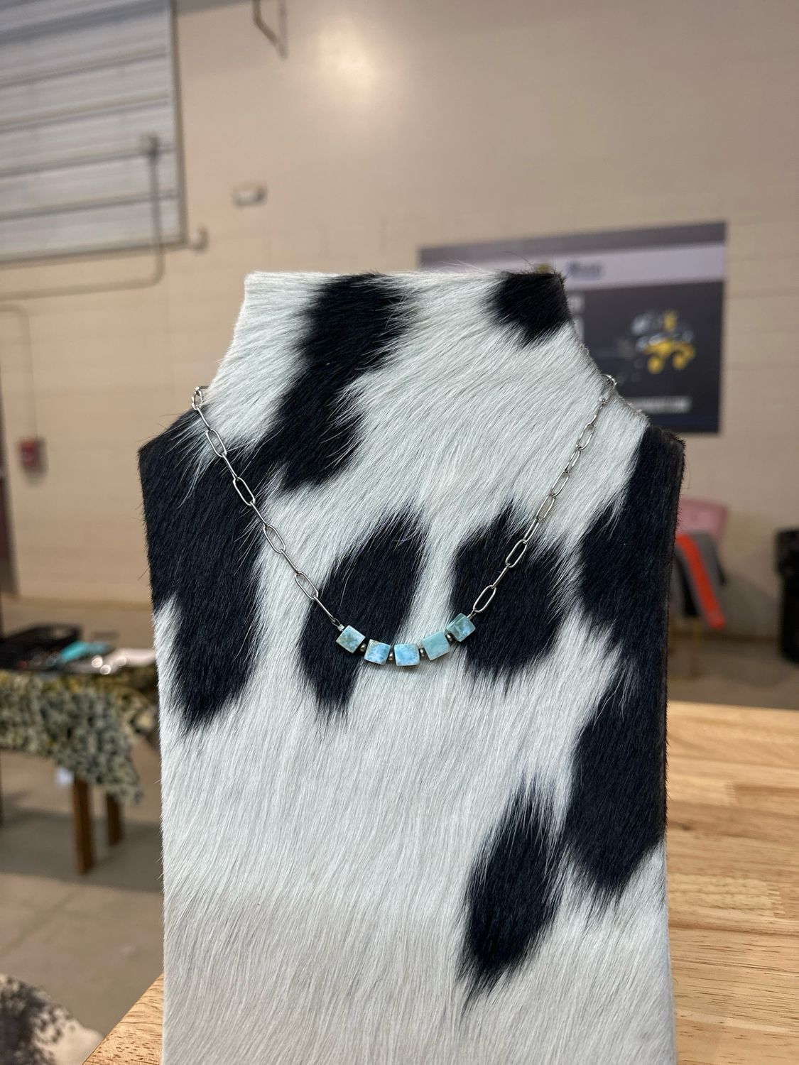 Larimar and Navajo Pearl Stacker