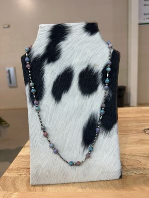Galaxy Sea Jasper &amp; Navajo Pearls
