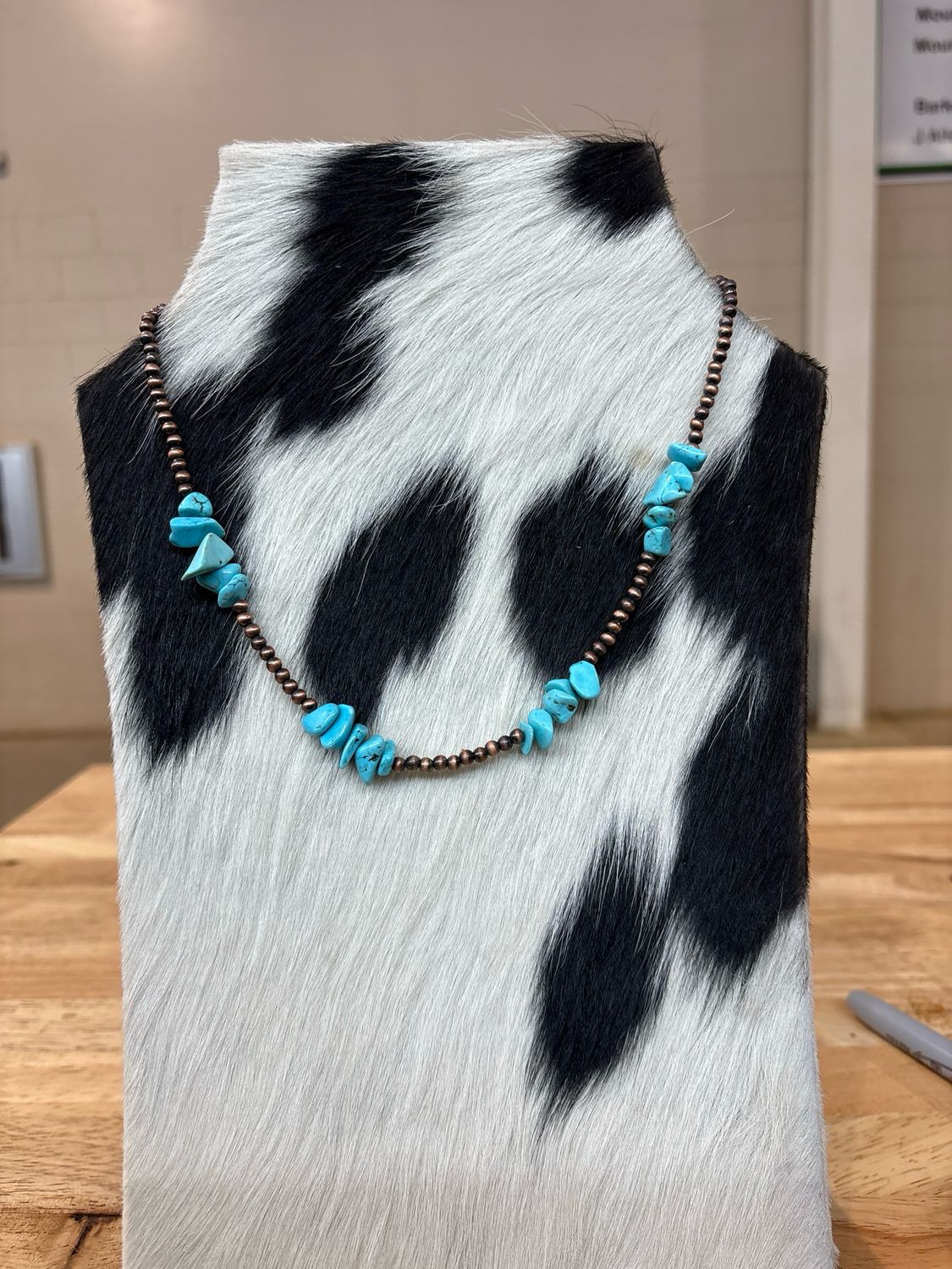 Faux Copper Navajo Pearls